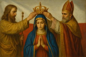 Maryja koronowana na królową polski
